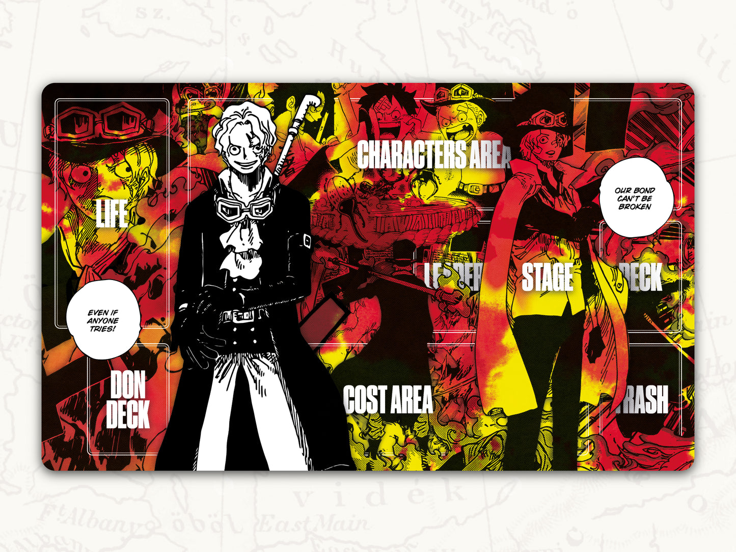 ONE PIECE TCG Playmat: Sabo Leader Playmat