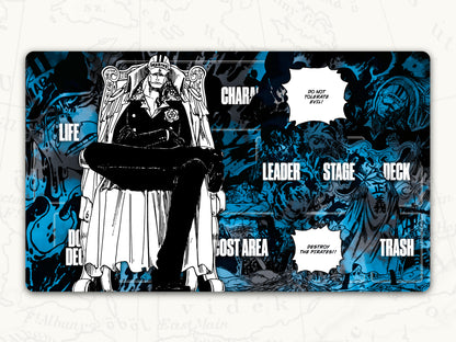 ONE PIECE TCG Playmat: Sakazuki Akainu Leader Playmat