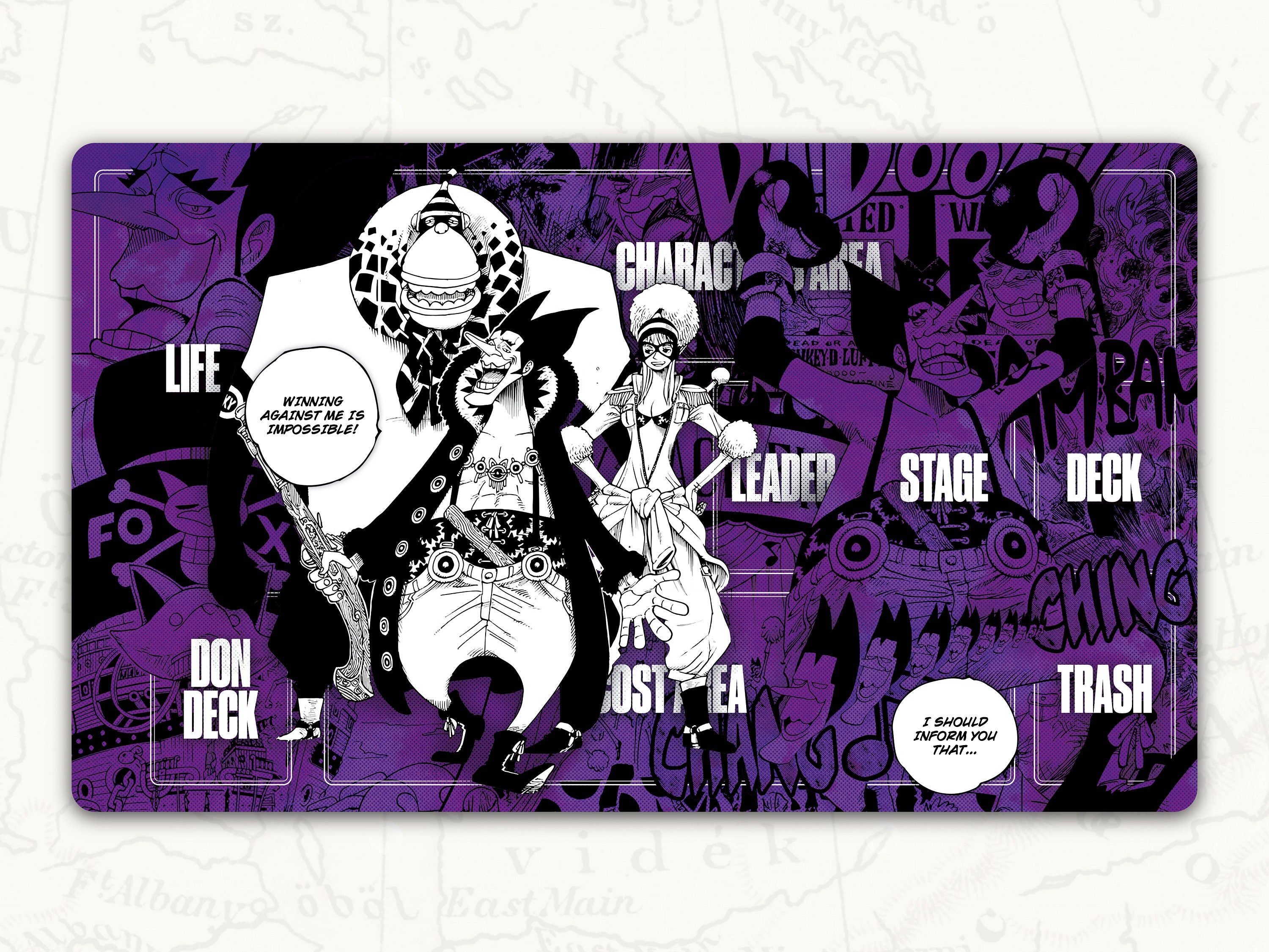 ONE PIECE TCG Playmat: Foxy Leader Playmat – One Piece TCG Custom