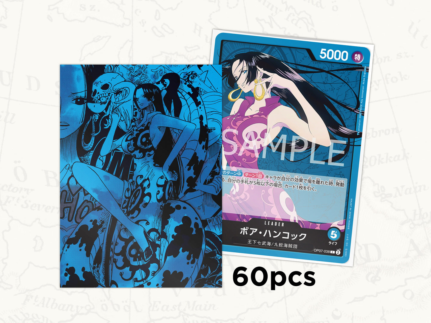 ONE PIECE TCG Sleeves: Boa Hancock Leader Sleeves x60pcs