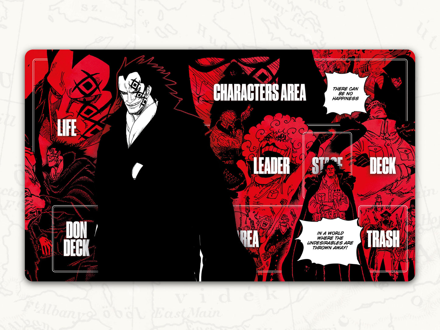 ONE PIECE TCG Playmat: Monkey D. Dragon Leader Playmat