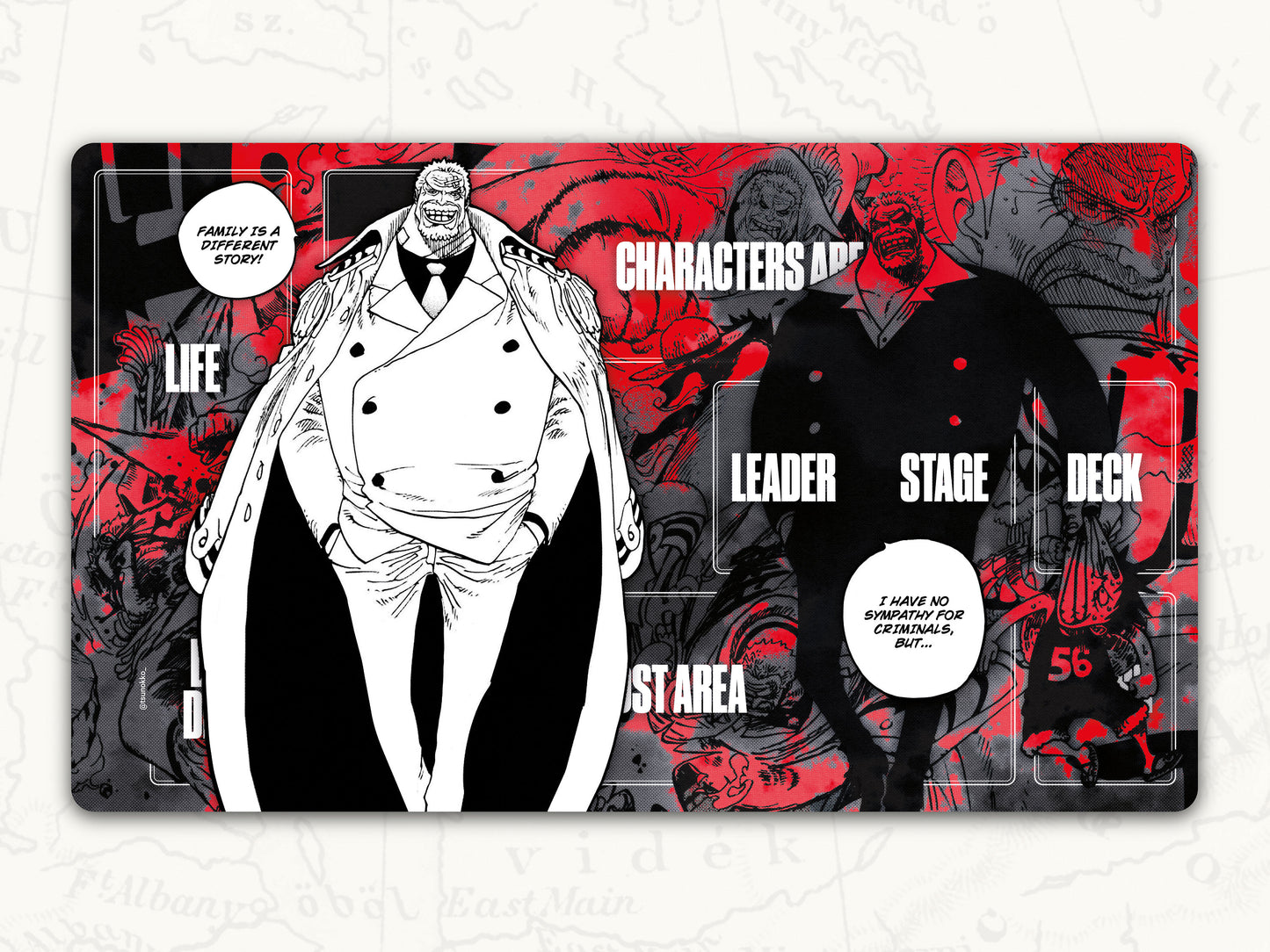 ONE PIECE TCG Playmat: Garp Leader Playmat