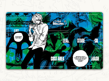 ONE PIECE TCG Playmat: Sanji Leader Playmat