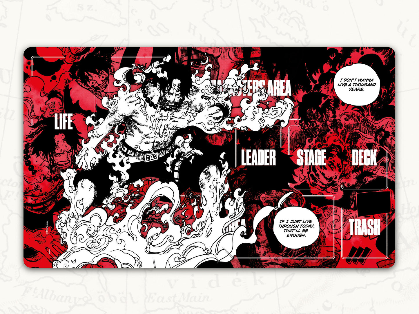 ONE PIECE TCG Playmat: Ace Leader Playmat