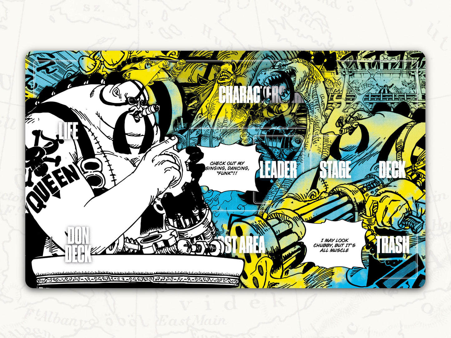 ONE PIECE TCG Playmat: Queen Leader Playmat