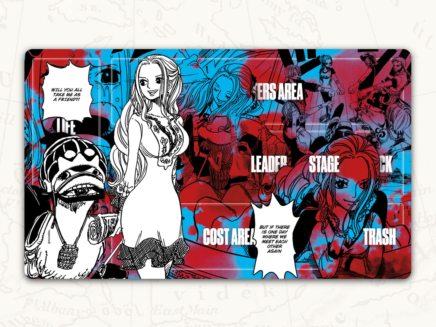 ONE PIECE TCG Playmat: Vivi Leader Playmat