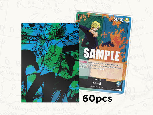 ONE PIECE TCG Sleeves: Sanji Leader Sleeves x60pcs