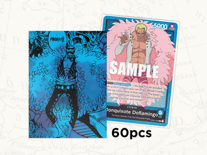 ONE PIECE TCG Sleeves: Doflamingo Leader Sleeves x60pcs