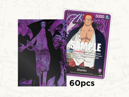 ONE PIECE TCG Sleeves: Shanks Leader Sleeves x60pcs